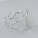 Dendritic Opal Sterling Silver Women's Bangle Gift