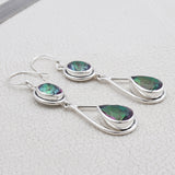 Mystic Quartz Silver Earrings