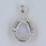 Blue Larimar Gemstone Silver Pendant