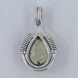 Blue Larimar Gemstone Silver Pendant