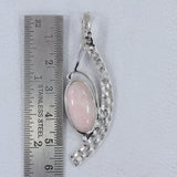 Rainbow Moonstone 925 Silver Pendant