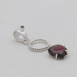 925 Sterling Silver Tourmaline Pendants