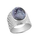 925 Starling Silver Rainbow Moonstone Ring