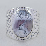 925 Starling Silver Rainbow Moonstone Ring