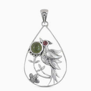 925 Silver Tourmaline Designer Pendants