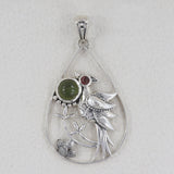 925 Silver Tourmaline Pendant