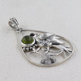 925 Silver Tourmaline Pendant