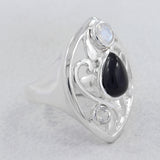 Labradorite Silver Ring