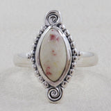 925 Sterling Silver Thulite Ring