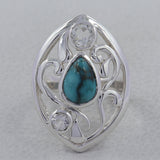 Labradorite Silver Ring