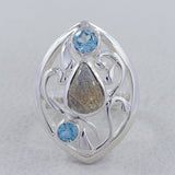 Labradorite Silver Ring