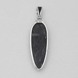 Orthoceras & Stingray Loop Silver Pendants