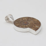 925 Sterling Silver Ammonite Pendants