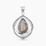 925 Sterling Silver Ocean Jasper Pendants
