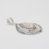 925 Sterling Silver Ocean Jasper Pendants
