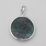 Chrysocolla Gemstone Silver Pendants