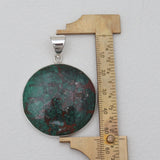 Chrysocolla Gemstone Silver Pendants