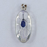 Natural Ethiopian Opal Silver Pendant