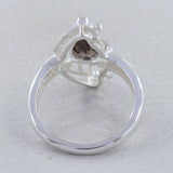 Smoky Quartz Sterling Silver Ring