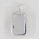 Rainbow Moonstone Silver Pendant