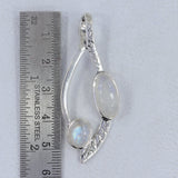 Dendritic Opal Silver Pendant