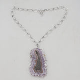 Amethyst Slice Necklace