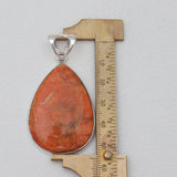 925 Sterling Silver Sponge Coral Pendants