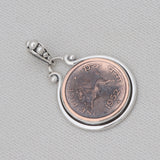 925 Sterling Silver Coin Pendant