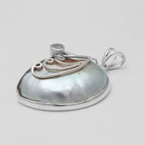 Ammonite Shell Silver Pendants