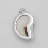Ammonite Shell Silver Pendants