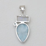 Rainbow Moonstone Silver Pendants