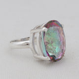 Mystic Quartz Silver Ring