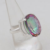 Mystic Quartz Silver Ring