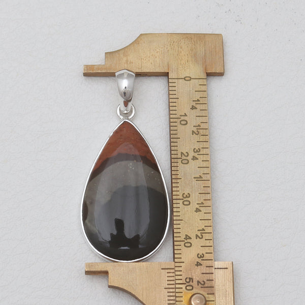 Polychrome Jasper Silver Pendants