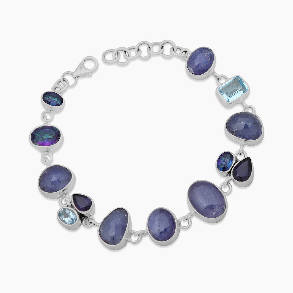925 Sterling Silver Tanzanite Bracelets