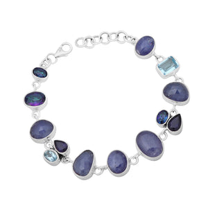 925 Sterling Silver Tanzanite Bracelets