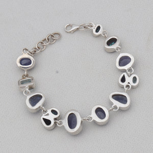 925 Sterling Silver Tanzanite Bracelets