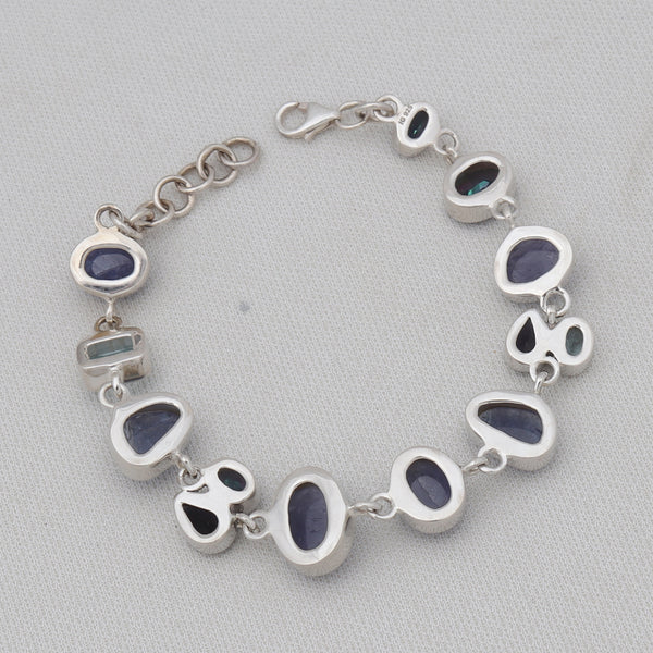 925 Sterling Silver Tanzanite Bracelets