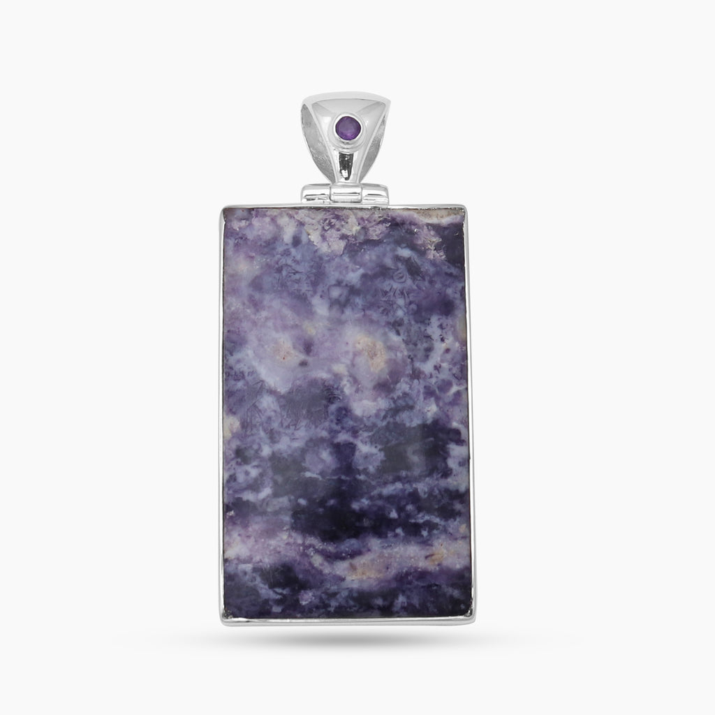 925 Sterling Silver Morado Opal Pendants