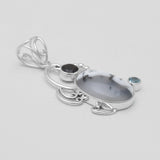 925 Silver Dendritic Opal Pendants