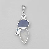 925 Silver Rainbow Moonstone Pendants