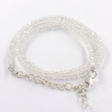 Rainbow Moonstone 3mm Beads Necklaces