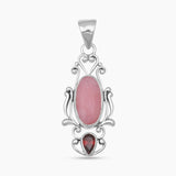 925 Silver Black Rutile Quartz Pendants