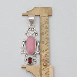 925 Silver Black Rutile Quartz Pendants