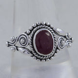 Black Onyx Silver Ring