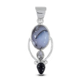 925 Sterling Silver Labradorite Pendant