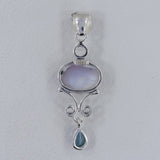 Rainbow Moonstone Pendent