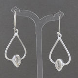 Natural Herkimer Diamond Gemstone Earrings