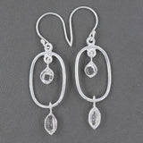 Herkimer Diamond Gemstone  Earrings