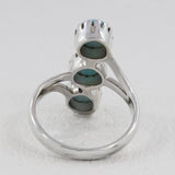 Natural Larimar Gemstone Handmade Ring